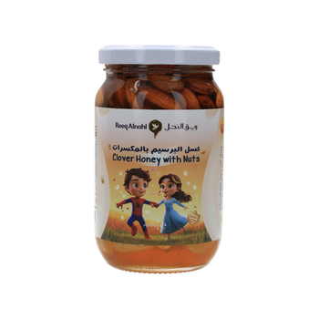 Reeq Alnahl Clover Honey with Nuts 500g