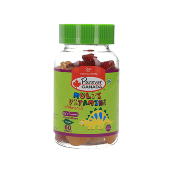 Purever Canada Kid's Vegan Multivitamins 60 Gummies