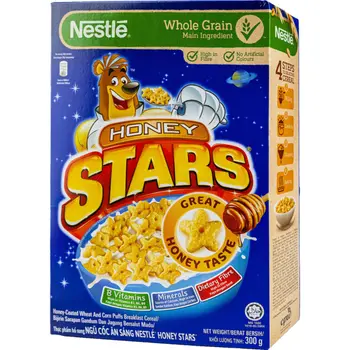 Nestle Honey Stars Whole Grain Cereal 300g