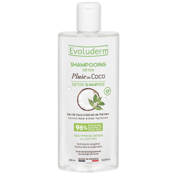 Evoluderm Pluie De Coco Detox Shampoo 400ml