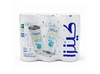 Kinza Soda Sparkling Water 6x250ml