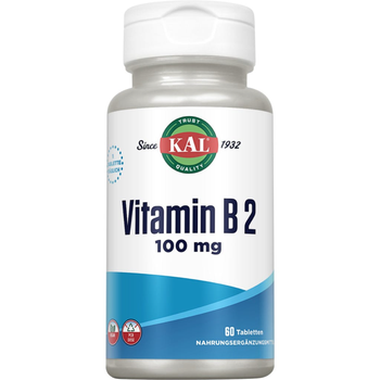 KAL Riboflavin Tablets 100mg 60 Count