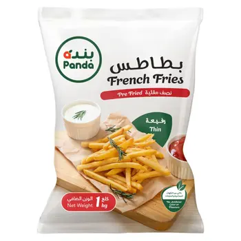 Panda Frozen Thin French Fries 1kg