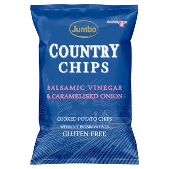 Jumbo Balsamic Vinegar & Onion Chips 150g