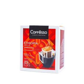 Coffesso Ethiopia Origin Drip Coffee 5X10g