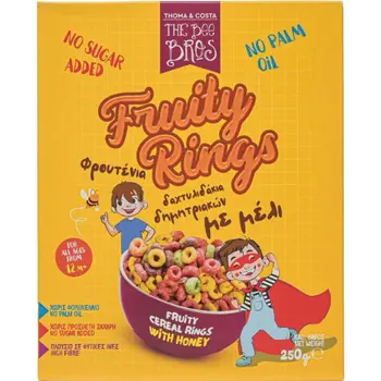 Bee Bros Fruity Cereal Rings 250g