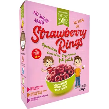 Bee Bros Strawberry Rings Cereal 250g