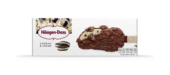Haagen Dazs Cookies Cream Stick Bar Ice Cream 70Ml