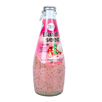 PRAN Basil Seed Drink Litchi 285ml