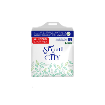 City Facial Tissue Value Pack 10 Pieces