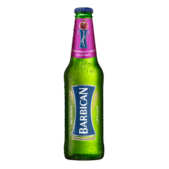 باربيكان - شراب شعير بالرمان 330مل