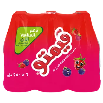فيمتو شراب بنكهة الفراولة 6 × 250مل
