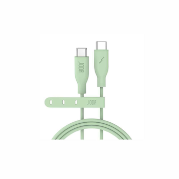 JODA 60W C to C Silicone Cable Green