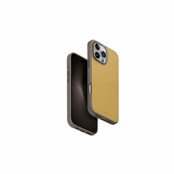 Uniq Hybrid iPhone 16 Pro Max Magclick Case Canary Yellow/Flint Grey