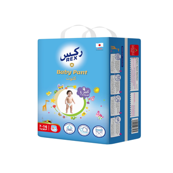 Rex Baby Pant Diapers Large 56 Pieces