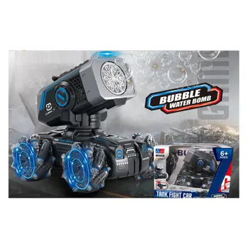 Ast Remote Control Bubble Vehicle With 360 Rotation Light And Music For Kids 3+ 1Piece