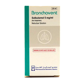 Bronchovent Salbutamol Nebulizer Solution 20ml