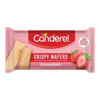 Canderel Strawberry Crispy Wafers 45g