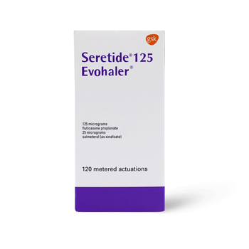 Seretide 125  For Asthma Symptoms - 1 Evohaler 1Piece