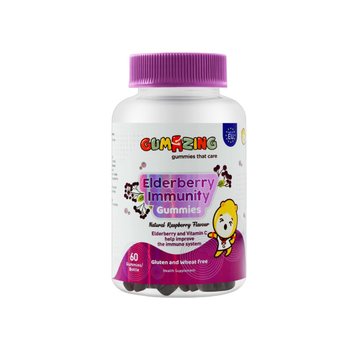 Gumazing Elderberry, Vitamin C Zinc 60Pieces