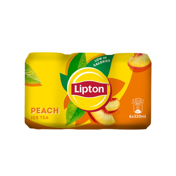 Lipton Ice Tea Peach Can 6×320ml