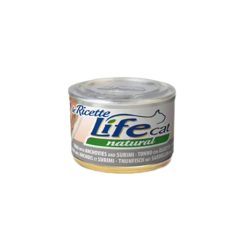 Life Cat Tuna & Anchovies Wet Cat Food 150g