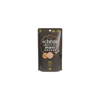 Schesir Dark Velvet Chicken Mousse for Cats 80g