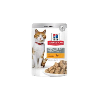 Hills Science Plan Chicken Wet Cat Food 85g