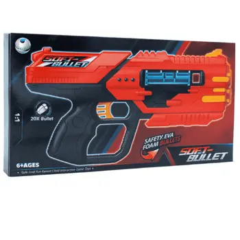 Soft Bullet Shooting Gun Toy Set 1Packet