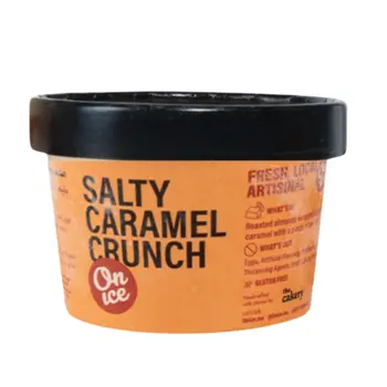 On Ice Salty Caramel Crunch Ice Cream 125ml