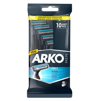 Arko Pro 2 Twin Blade Shaving Blades 10 Pieces