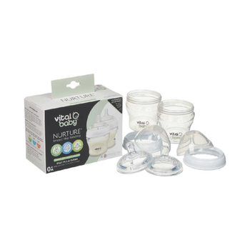 Vital Baby Nurture Breast-Like Feeding Bottles 2x150ml