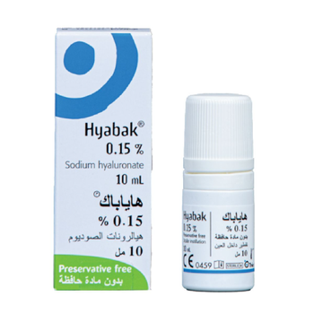 Hyabak Eye Lubricant Drops 0.15% 10ml