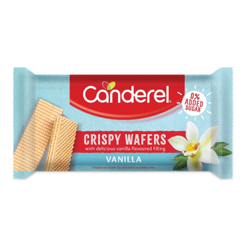 Canderel Vanilla Crispy Wafers 45g