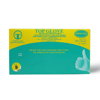 Top Gloves  Vinyl Small - 1Piece