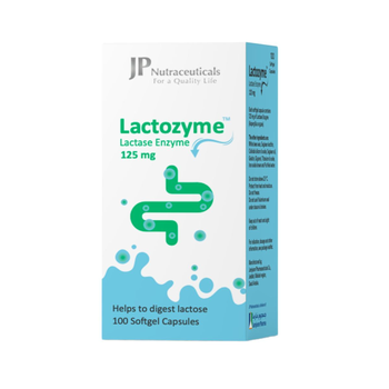 Jp  Lactozyme  Lactase Enzyme 125 Mg - 100Capsules
