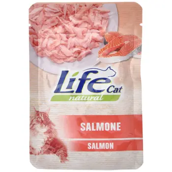 Lifecat Natural Salmon Pouch 70g