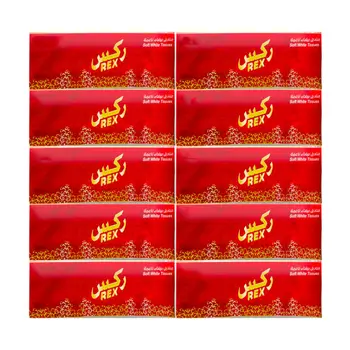 Rex Soft White Tissues 10x180 Pack
