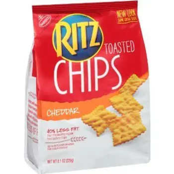 Nabisco Ritz Cheddar Toasted Chips 7.1oz