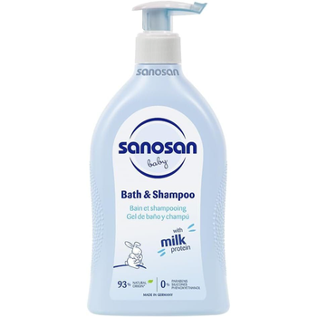 Sanosan Baby Bath & Shampoo 500Ml 1