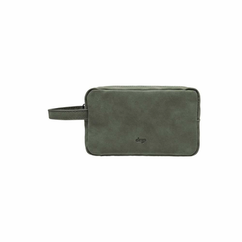 Drip Green Portable Travel Electronics Organizer Bag