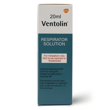 GSK Ventolin Respirator Solution 0.5% w/v 20ml