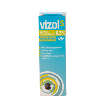Vizols Eye Drops for Dry Eyes 10ml