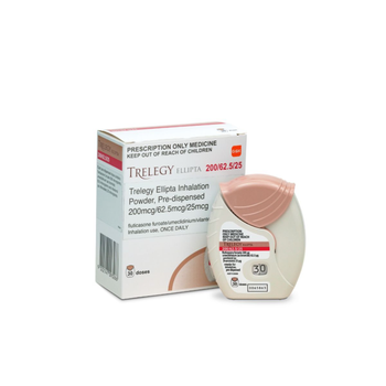 Trelegy  Ellipta 200/62.5/25 Mcg Inhaler - 30 Doses 1Piece