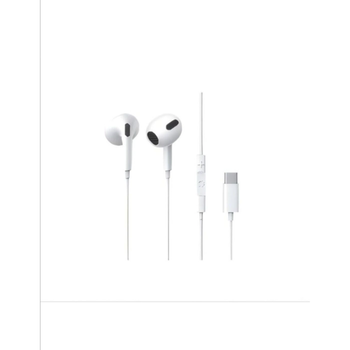 Baseus White Type-C Wire Headset