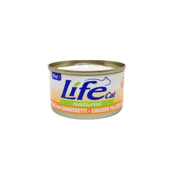 Life Cat Natural Chicken Fillet & Shrimp Wet Food 85g