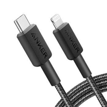 Anker Braided USB-C to Lightning Cable 6ft Black