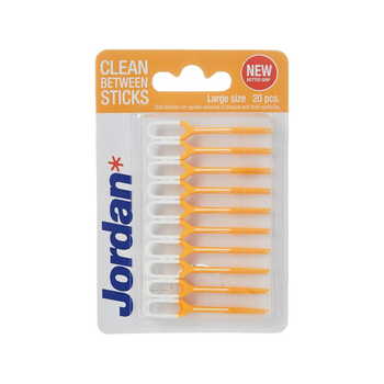 Jordan Brush Between Clean Sticks 20 Pieces