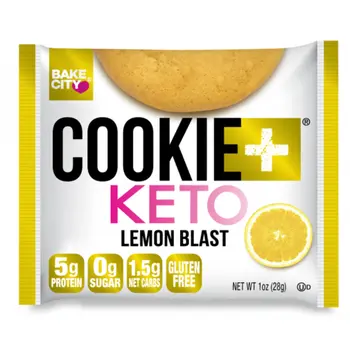 BAKE CITY Keto Lemon Blast Cookies 28g