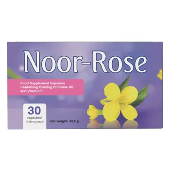 Noor Rose Evening Primrose Oil Capsules 43.5g